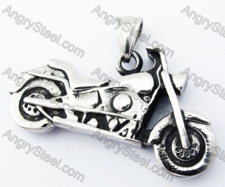 Stainless Steel Motorcycle Pendant - KJP170182