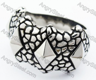 Stainless Steel Claw Ring - KJR370042