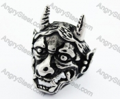 Stainless Steel Ghost Ring - KJR370057