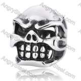 Punk Stainless Steel Skull Ring - KJR350067