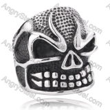 Punk Stainless Steel Skull Ring - KJR350068