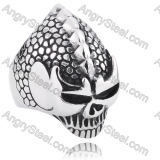 Stainless Steel Alien Ring - KJR350124