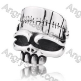 Stainless Steel Skull Ring - KJR350127