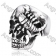 Stainless Steel Scorpion Skull Ring - KJR350167