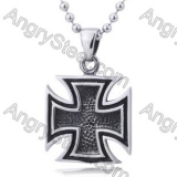 Stainless Steel German WWII Iron Cross Pendant - KJP350058