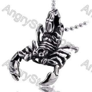 Stainless Steel Scorpion Pendant - KJP350079