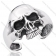 Large & Heavy Stainless Steel German WWII Death Head Skull Bangle - KJB350030