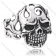 Big | Large & Heavy Stainless Steel Skull Bangle - KJB350039