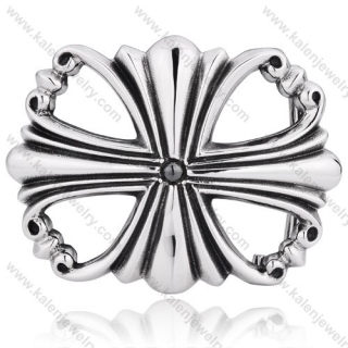 Stainless Steel Vintage Iris Sign Belt Buckle - KJZ350010