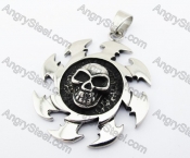 Stainless Steel Skull Pendant - KJP370019