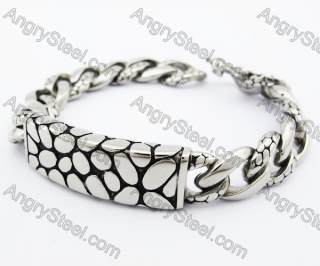 Stainless Steel Biker Bracelet - KJB370015