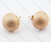 Stainless Steel Rose Gold Ear Stud / Ear Nail - KJE050907