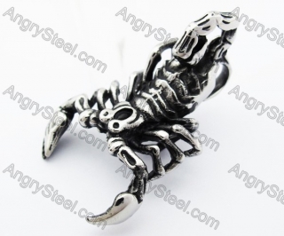 Stainless Steel Scorpion Pendant - KJP370053