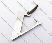 Stainless Steel English Letter V Pendant - KJP140139