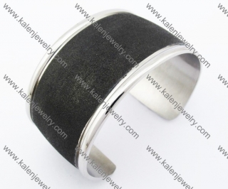 Stainless Steel Black Frosted Bangles KJB200137