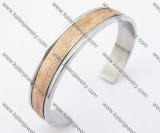 Rose Gold Stainless Steel Frosted Bangles KJB200140