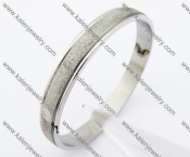 Stainless Steel Frosted Bangles KJB200142