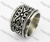 Stainless Steel Vintage Ring KJR330104