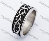 Stainless Steel Vintage Ring KJR330107