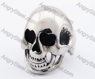 Stainless Steel Skull Ring KJR330117