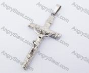 Stainless Steel Jesus Cross Pendant KJP330113