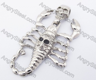 Big Stainless Steel Scorpion Pendant KJP330114