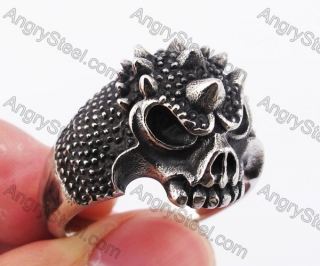 Stainless Steel Beast Ring KJR370064