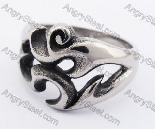 Vintage Stainless Steel Ring KJR370078