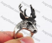 Stainless Steel Elk Ring KJR370095