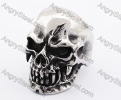 Stainless Steel Skull Ring KJR370122