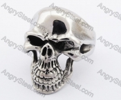 Stainless Steel Skull Ring KJR370138