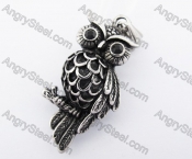 Stainless Steel Owl Pendant KJP170266