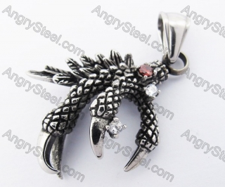 Stainless Steel Dragon Claw Pendant KJP170283