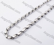 7mm Wide Casting Necklace  KJN200075