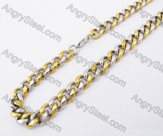 14mm Wide Casting Necklace  KJN200076