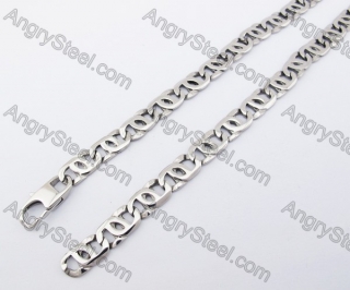 10mm Wide Casting Necklace KJN170026