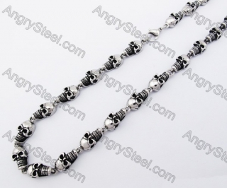 9mm Wide Casting Necklace KJN170029