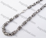 10mm Wide Casting Necklace KJN170028