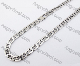 10mm Wide Casting Necklace KJN170030