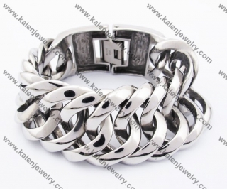 215×30mm Large Stainless Steel Bracelet KJB100104