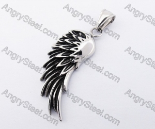 Stainless Steel Wing Pendant KJP170304