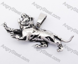 Stainless Steel Tiger Pendant KJP170308