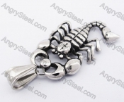 Stainless Steel Scorpion Pendant KJP170317