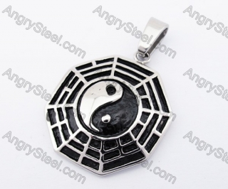 Stainless Steel Eight Trigram Pendant KJP170324