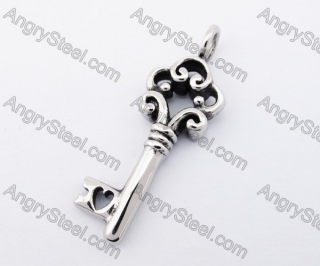 Stainless Steel Key Pendant KJP170330