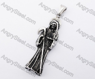 Stainless Steel Death Pendant KJP170335