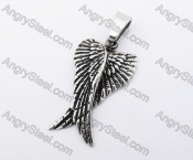 Stainless Steel Wings Pendant KJP170343