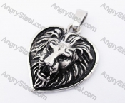 Stainless Steel Lion Pendant KJP170354