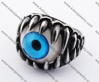 Stainless Steel All Seeing Eye Ring KJR370149