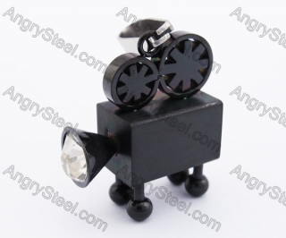 Stainless Steel Black Projector Pendant KJP140195